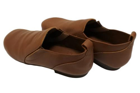 【KOBE DADA CAM-8 ブラウン】本革サイドゴアスリッポンシューズ